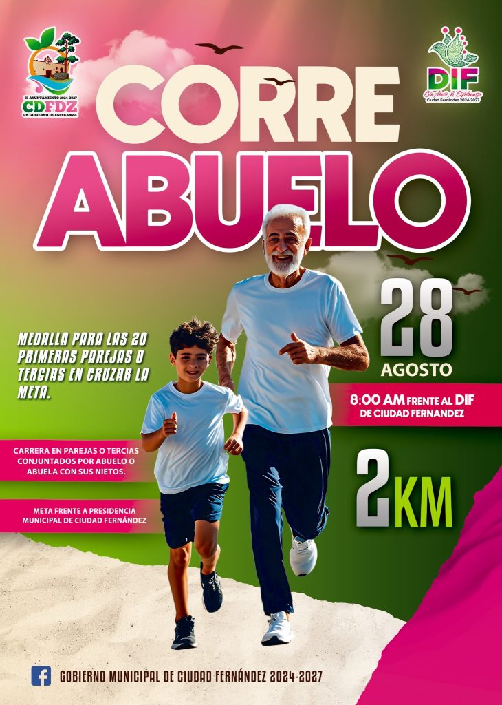 ¡Corre o camina con tu abuelo o abuela!