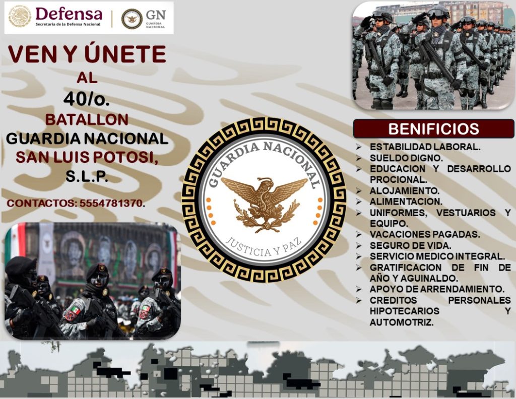 ¡Únete a la Guardia Nacional!