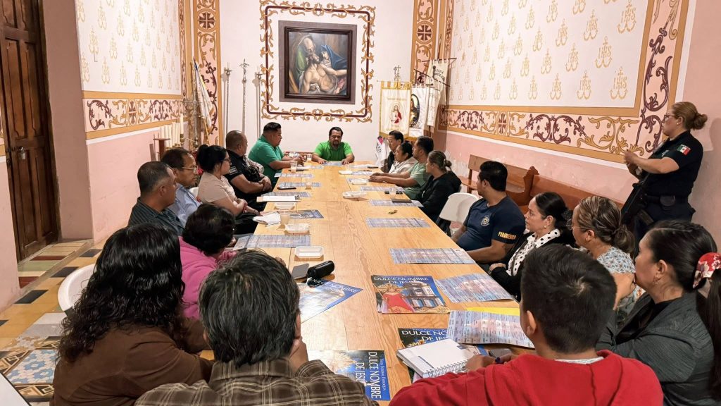 Reunión de coordinación para la fiesta patronal