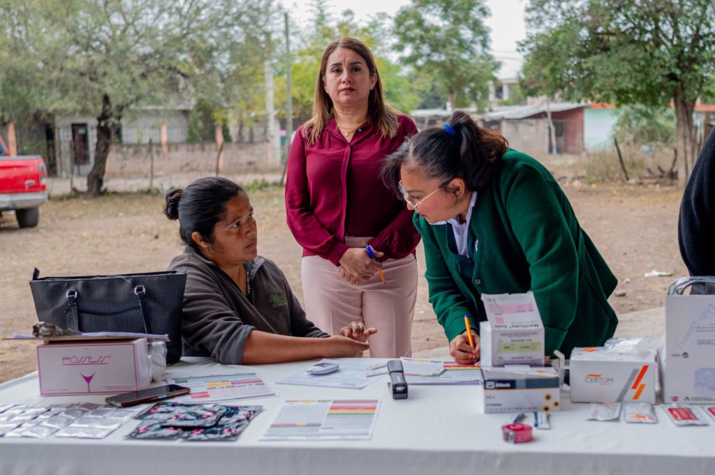 Exitosa Feria de la Salud en Cruz del Mezquite
